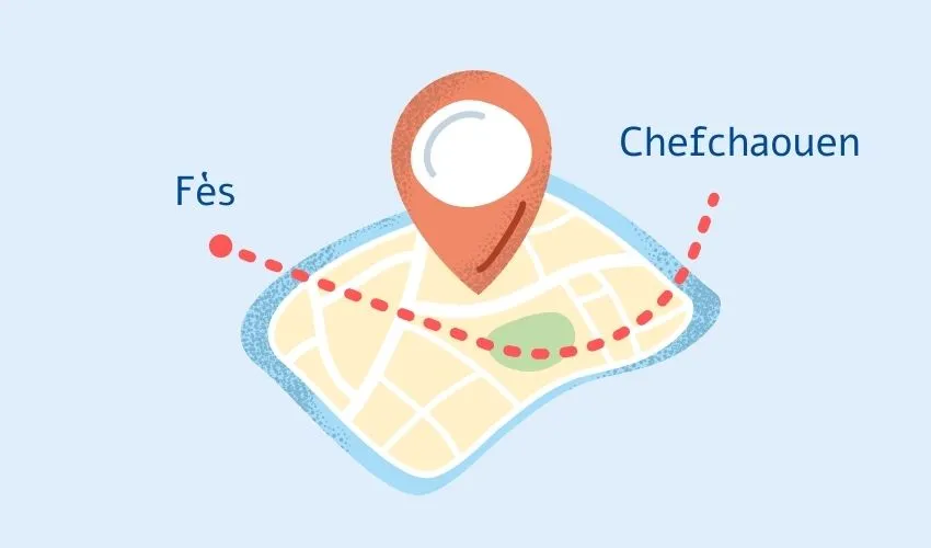 How to travel from Fez to Chefchaouen